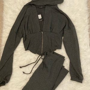 Fashion nova Grey jogger